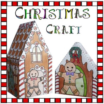 Download Christmas Craft Gingerbread Houses By Artsy Crafter Tpt Yellowimages Mockups