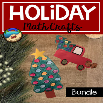Preview of Christmas Crafts for Kids: Place Value and Addition Review