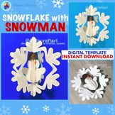 Christmas Crafts snowflake snowman Winter garlands classro