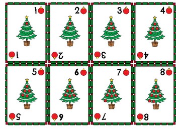 Christmas Crazy Eights/Uno Card Game by Peanuts with Pencils