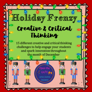 Preview of Christmas Creative & Critical Thinking Frenzy