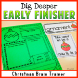 Early Finisher Christmas Word of the Day