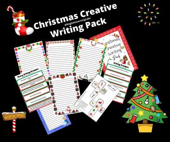 Preview of Christmas Creative Story & Essay Writing Pack