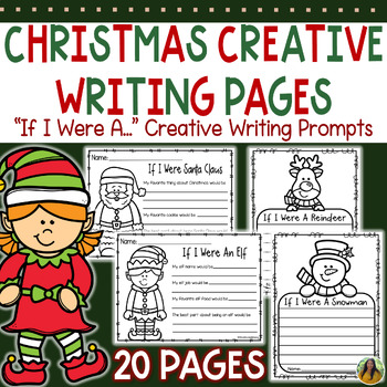Christmas Creative Writing Paper NO PREP 