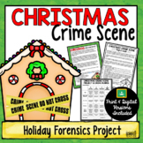 Christmas Crime Scene: Holiday Forensics Activity (Print a