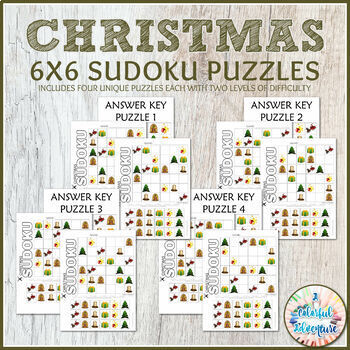 Christmas Picture 6x6 Sudoku