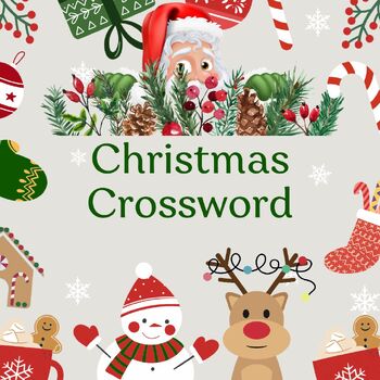 Christmas Crossword by LitBee TPT