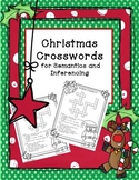 Christmas Crosswords for Semantics and Inferencing