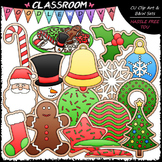 Christmas Cut-Out Cookies Clip Art - Christmas Cookies