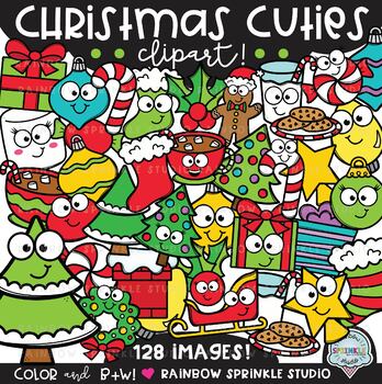 Preview of Christmas Cuties Clipart MEGA Set {christmas elements clipart}