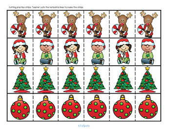 Download Christmas Cutting Practice Preschool by KidSparkz | TpT