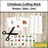 Christmas Cutting Work - Scissor Practice