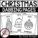 Christmas Dabbing Pages for Preschool and Kindergarten Fin