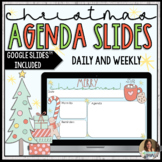 Christmas Daily Slides and Weekly Agenda Slides