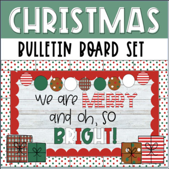 Preview of Christmas/December Bulletin Board Set