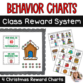 Preview of Christmas December Classroom Behavior Management Incentive Charts