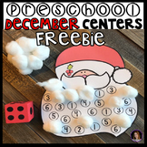 Christmas (December) Math and Literacy Centers for Prescho