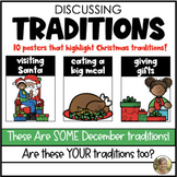 Christmas December Traditions Posters for Kindergarten & F