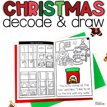 Preview of Christmas Decodable Readers CVCe Words Directed Drawing Books Magic E