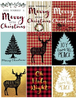 Christmas Decor-Framed Gifts for Teachers, Co-Workers, Friends, Family