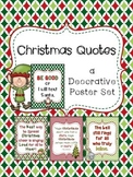 Christmas Decorative Quote Posters Set