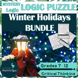 Christmas Deductive Reasoning Logic Puzzle Mysteries WINTE