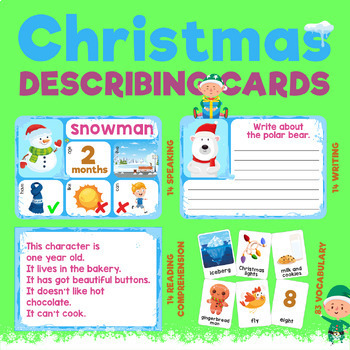 Preview of Christmas Describing Cards
