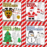 Christmas Dice Games - Santa, Snowman, Reindeer & Xmas Tree