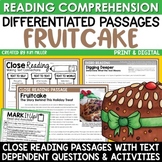 Christmas Close Reading Passages December Reading Comprehe