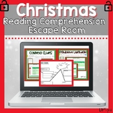 Christmas Digital Escape Room - Reading Comprehension, Plo