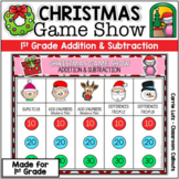 Christmas Digital Game Show – 1st Grade Add & Subtract