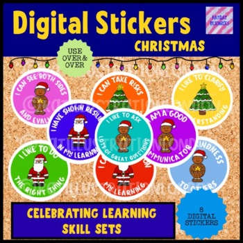 Preview of Christmas Digital Stickers - Celebrating Learning - Seesaw,   PYP, IPC