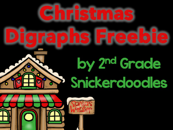 Preview of Christmas Digraphs FREEBIE