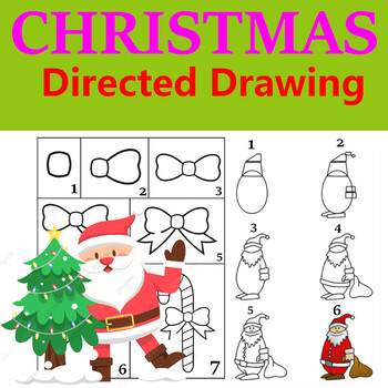 Christmas Directed Drawings are Easy and Fun 