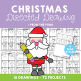 Christmas Directed Drawing Activities with Writing Papers