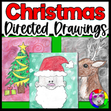 Christmas Directed Drawing, Art Activity & Drawing Worksheets