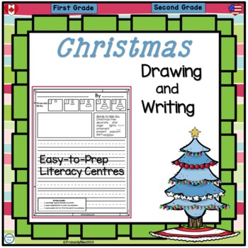 Preview of Christmas Directed Drawing and Writing Activities