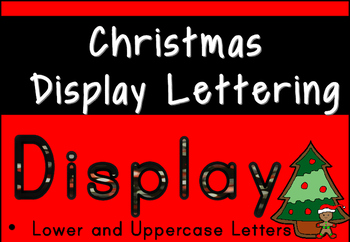 Preview of Christmas Display Lettering