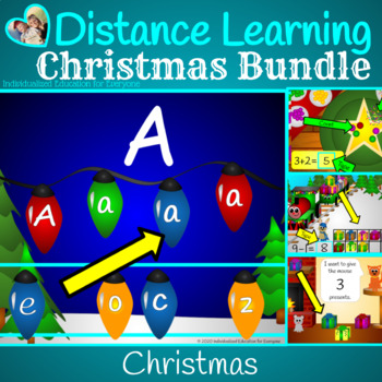 Preview of Christmas Distance Learning Bundle