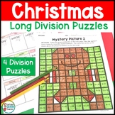 Christmas Long Division Color by Number with 2-Digit Divisors