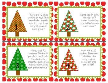 Christmas Division Activity by Lainee Meyer | TPT