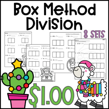Preview of Christmas Division Box Method