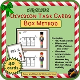 Christmas Division Task Cards: Horizontal Box Method