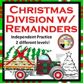 Christmas Division with Remainders - Color the Remainders