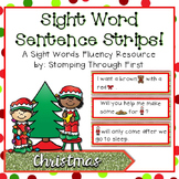 Sight Word Sentence Strips: Christmas Set