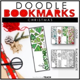 Christmas Doodle Bookmarks | Classroom Management | Decemb