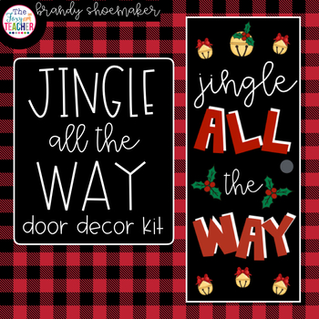 Preview of Christmas Door Decor Kit: Jingle All the Way