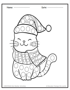 Christmas Dot Markers Activity Book For Kids Ages 4-8: Coloring With Dot  Markers, Christmas Gifts For Toddlers, Do A Dot Page A Day