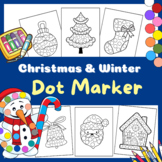Christmas Dot Markers Printables, Fun Christmas Activities