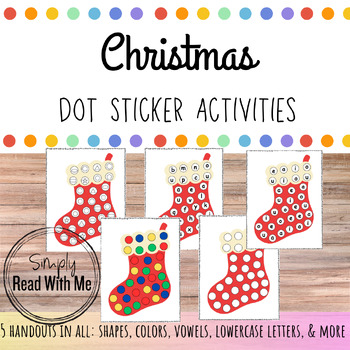 Preview of Christmas Dot Sticker Activities